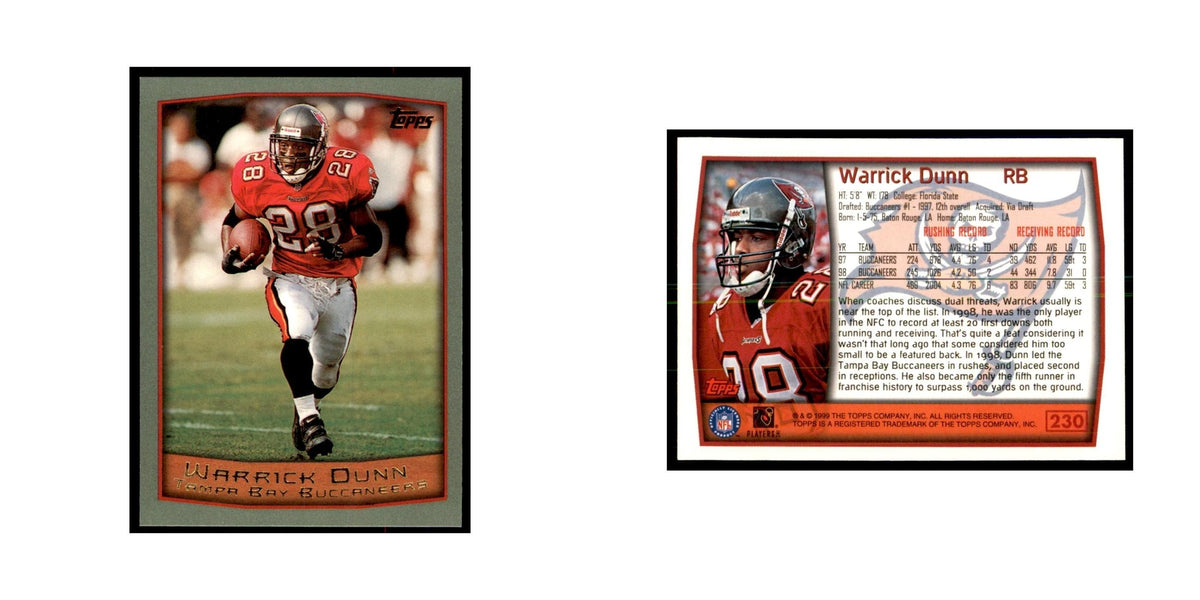 Warrick Dunn 1999 Topps #230 Football Cards Football Card NM