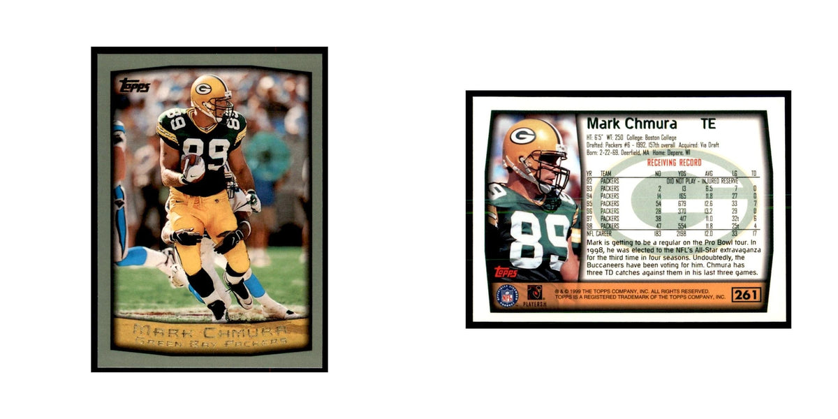 Mark Chmura 1999 Topps #261 Football Cards Football Card NM