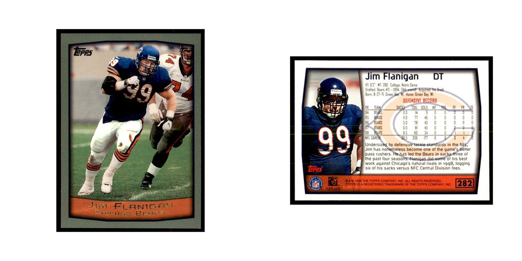 Jim Flanigan 1999 Topps #282 Football Cards Football Card NM