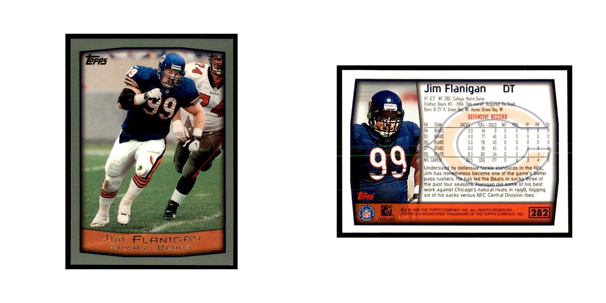 Jim Flanigan 1999 Topps #282 Football Cards Football Card NM