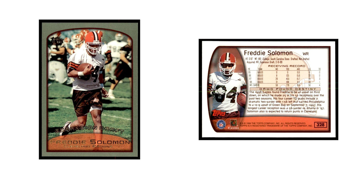 Freddie Solomon 1999 Topps #328 Football Cards Football Card NM