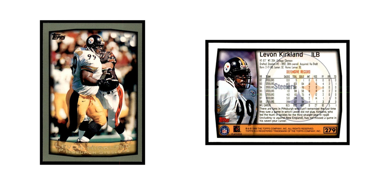 Levon Kirkland 1999 Topps #279 Football Cards Football Card NM