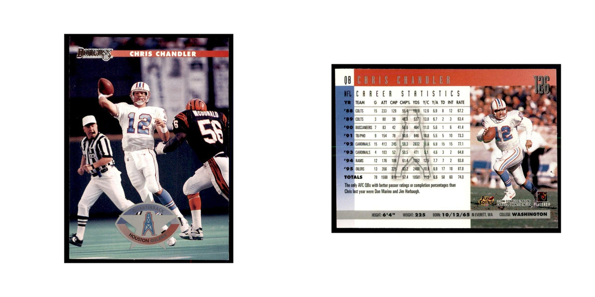 Chris Chandler 1996 Donruss #126 Football Cards Football Card NM
