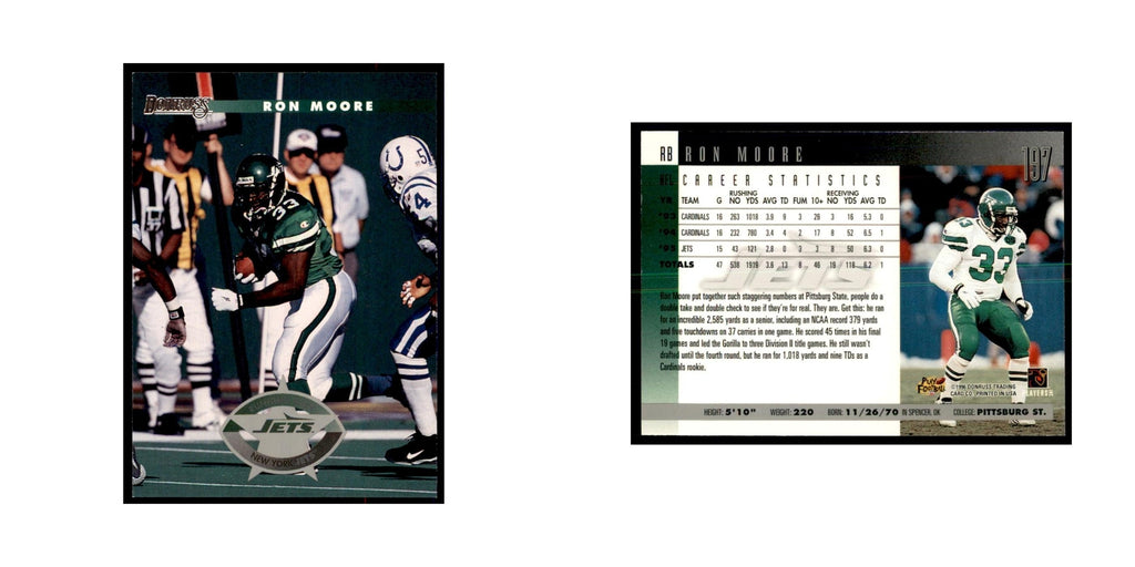 Ronald Moore 1996 Donruss #197 Football Cards Football Card NM