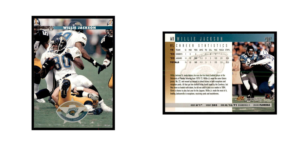 Willie Jackson 1996 Donruss #25 Football Cards Football Card NM
