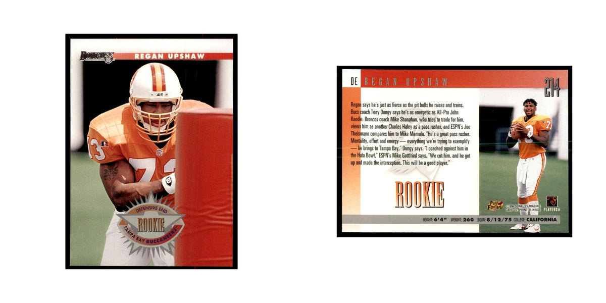 Regan Upshaw Rookie 1996 Donruss #214 Football Cards Football Card NM