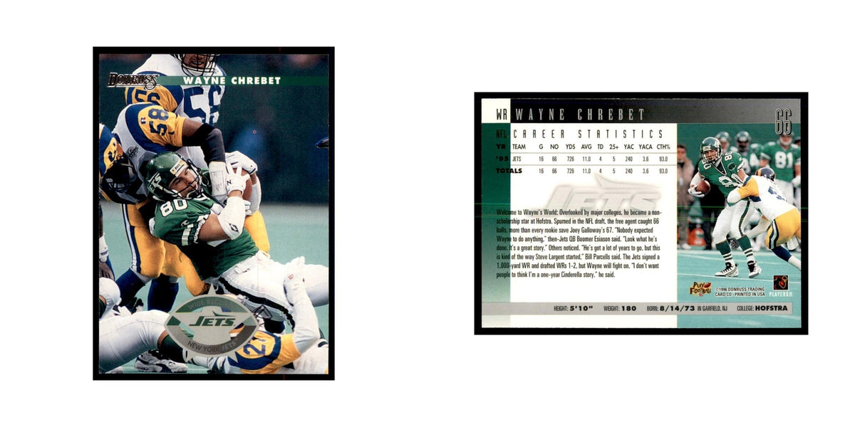 Wayne Chrebet 1996 Donruss #66 Football Cards Football Card NM