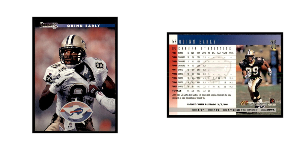 Quinn Early 1996 Donruss #36 Football Cards Football Card NM