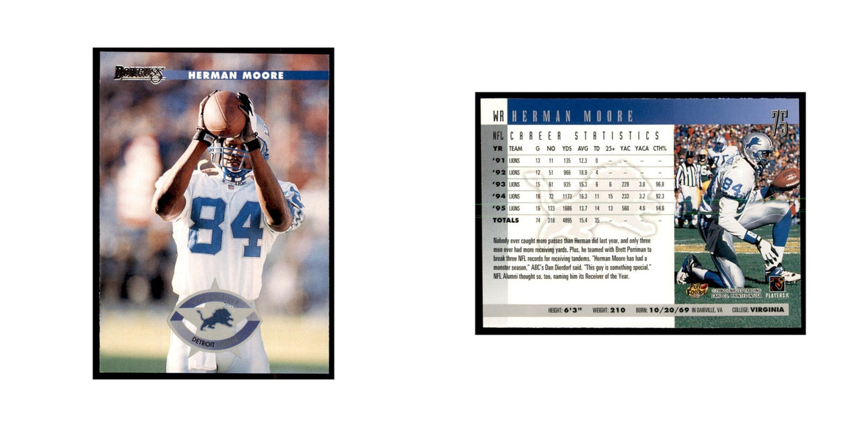 Herman Moore 1996 Donruss #75 Football Cards Football Card NM