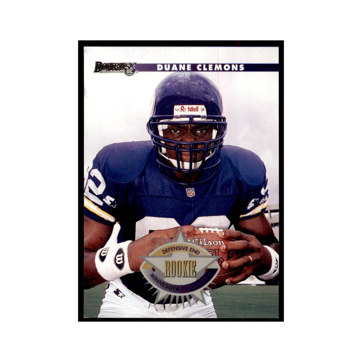 Duane Clemons Rookie 1996 Donruss #224 Football Cards Football Card NM