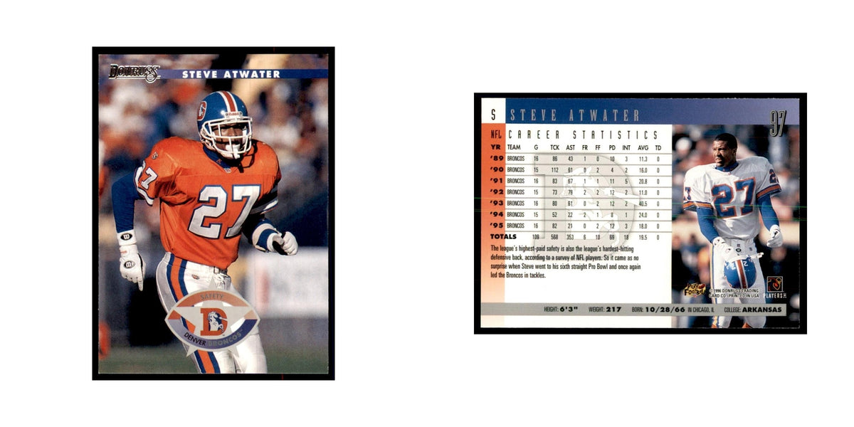 Steve Atwater 1996 Donruss #97 Football Cards Football Card NM