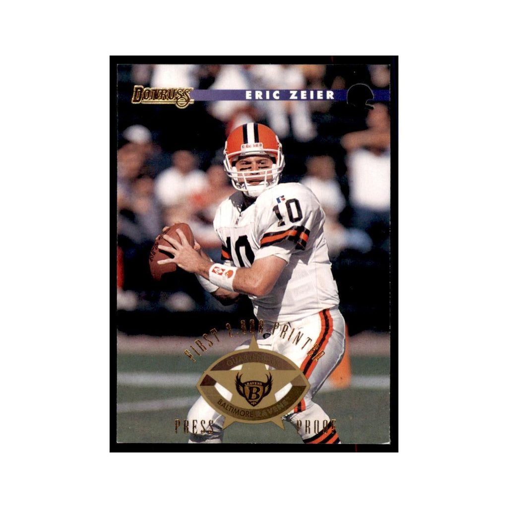 Eric Zeier 1996 Donruss #165 Football Cards Football Card NM