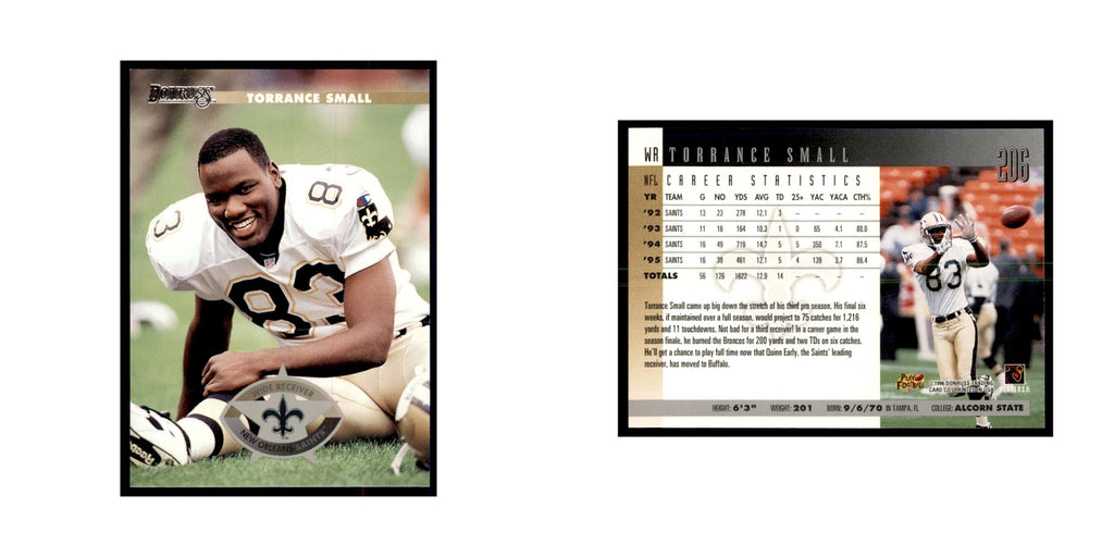 Torrance Small 1996 Donruss #206 Football Cards Football Card NM