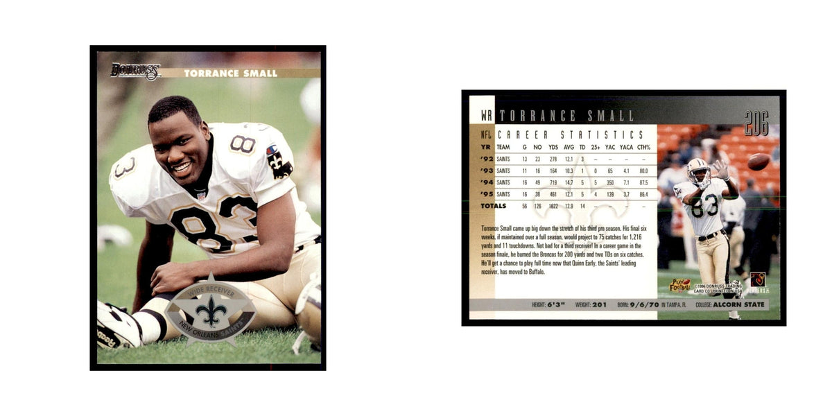 Torrance Small 1996 Donruss #206 Football Cards Football Card NM