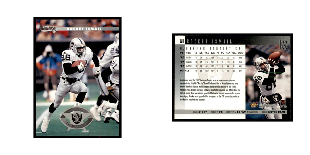 Rocket Ismail 1996 Donruss #133 Football Cards Football Card NM