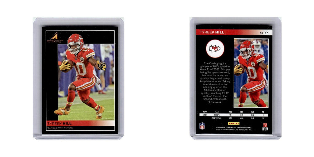 Tyreek Hill 2021 Panini Chronicles Pinnacle #26 Kansas City Chiefs NM