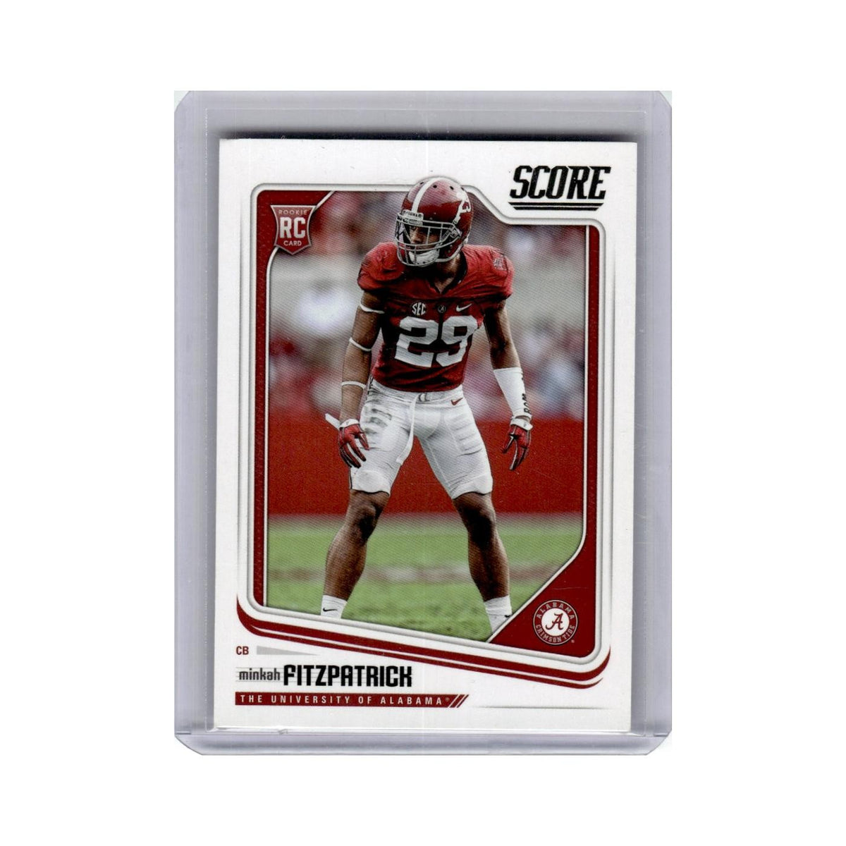 Minkah Fitzpatrick Rookie 2018 Score #331 Alabama Crimson Tide Football Card NM