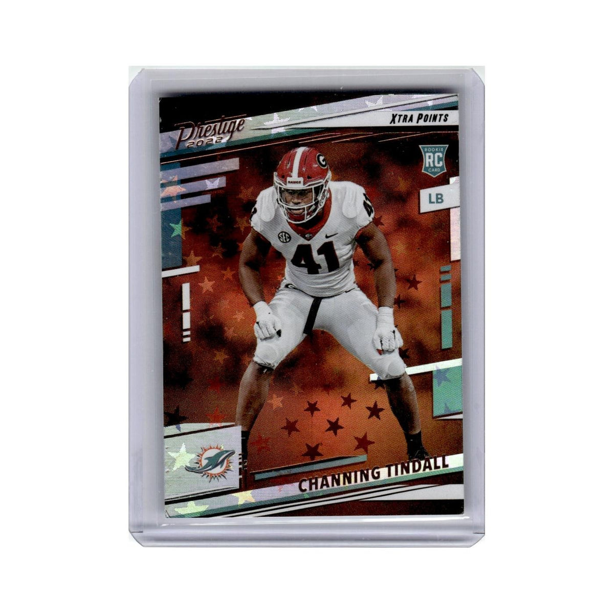 Channing Tindall Rookie 2022 Panini Prestige Xtra Points #361 Miami Dolphins NM