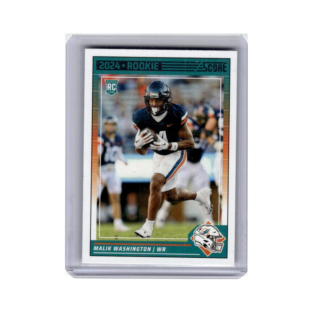 Malik Washington Rookie 2024 Score #370 Miami Dolphins Football Card NM
