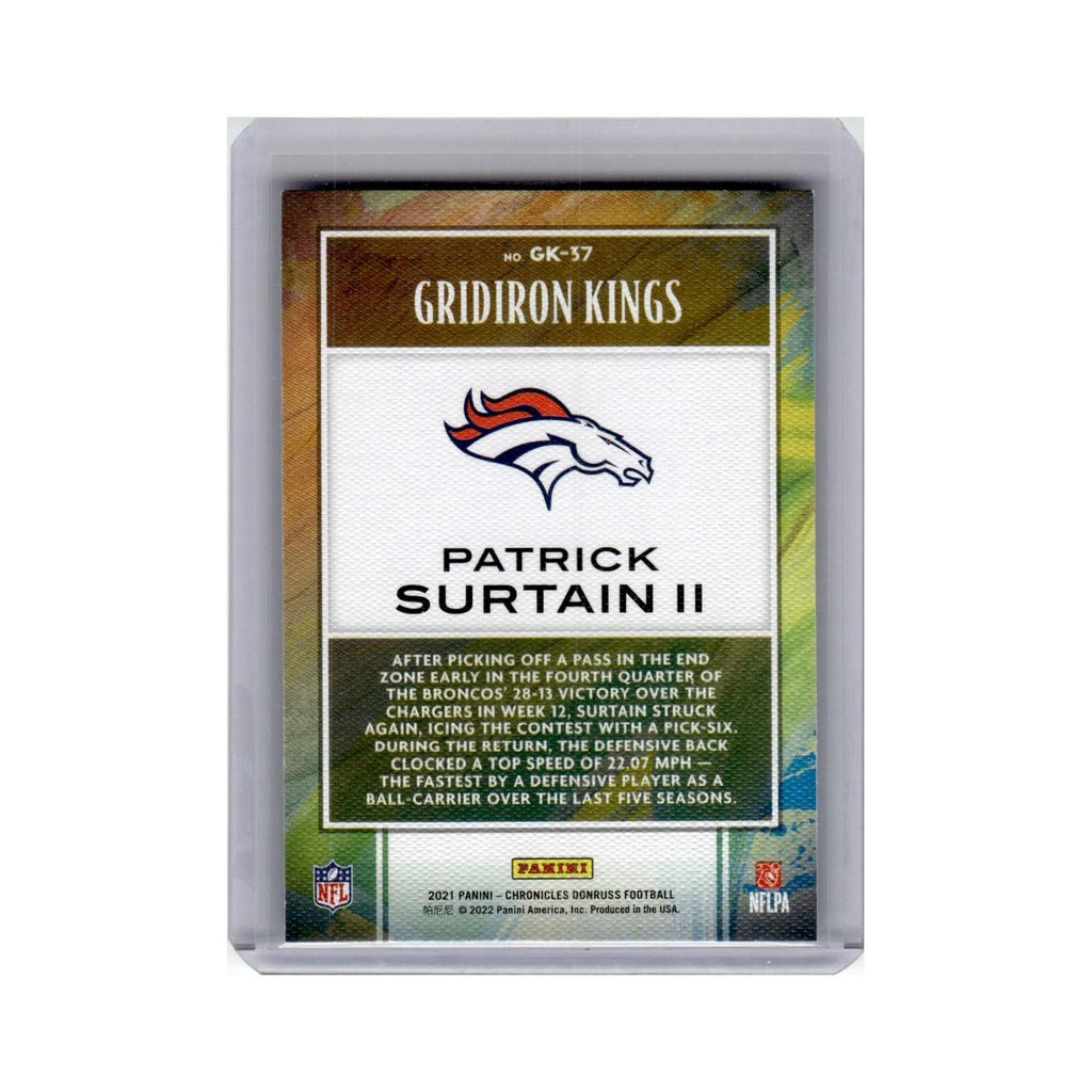 Patrick Surtain II 2021 Panini Chronicles Gridiron Kings Pink #GK-37 Broncos NM