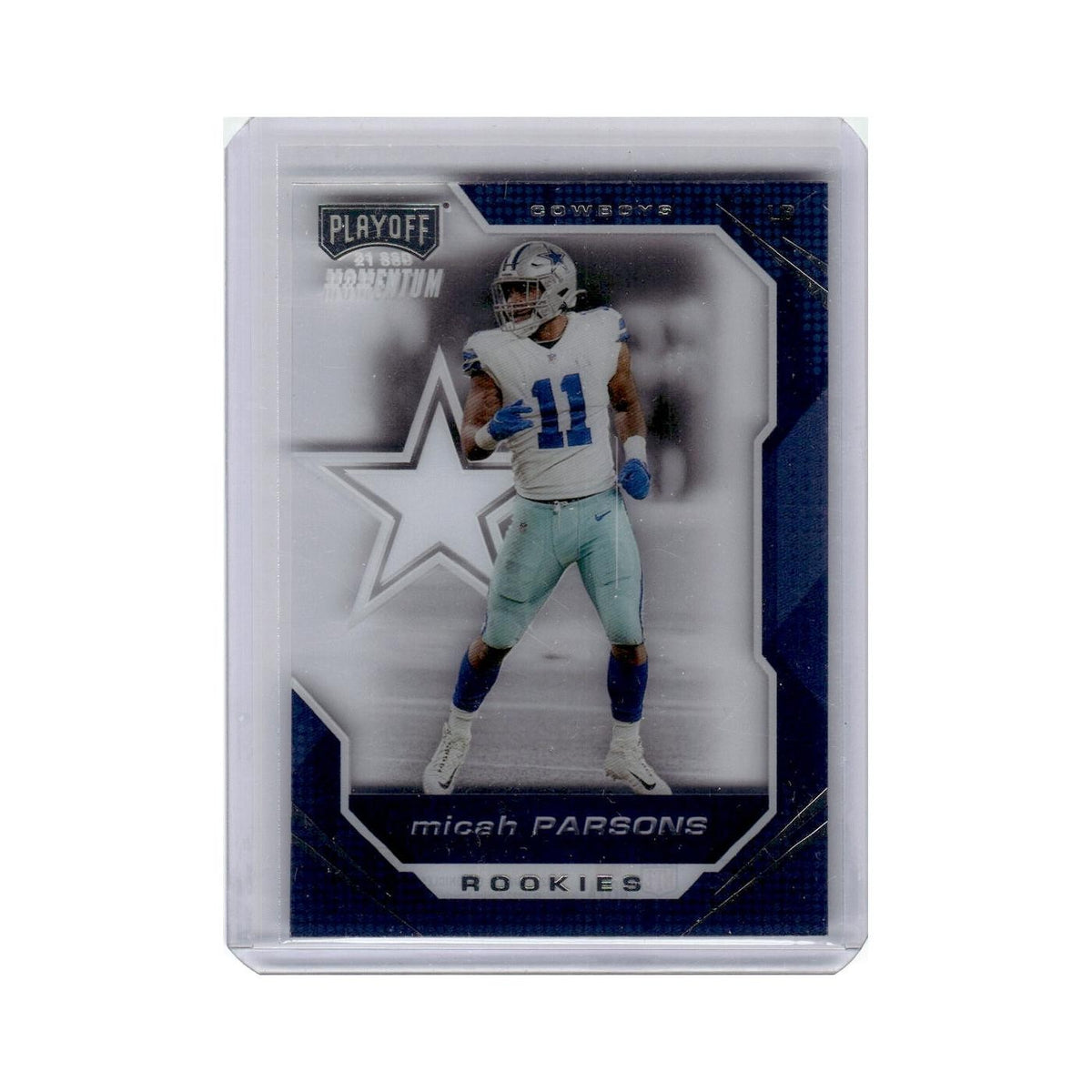 Micah Parsons 2021 Panini Chronicles Playoff Momentum Rookies #PMR-35 Cowboys NM