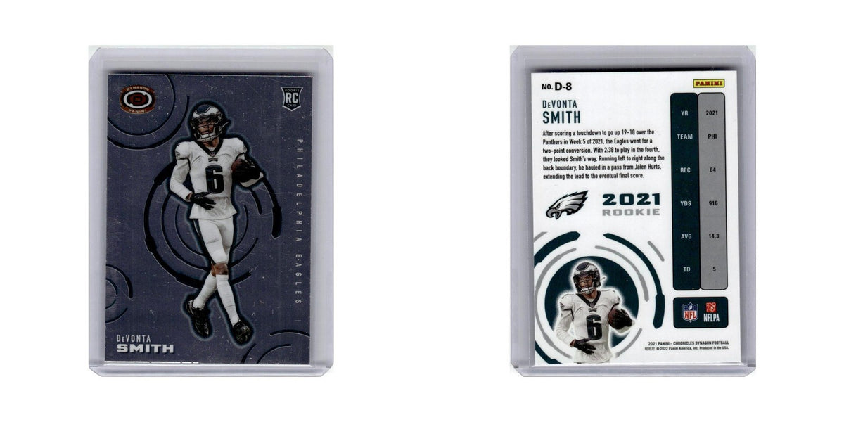 DeVonta Smith Rookie 2021 Panini Chronicles Dynagon #D-8 Philadelphia Eagles NM