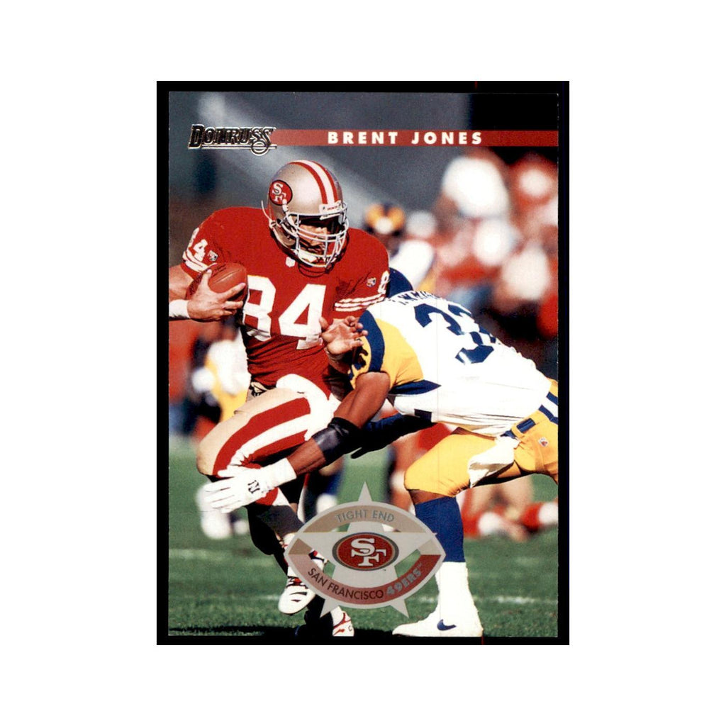 Brent Jones 1996 Donruss #58 Football Cards Football Card NM