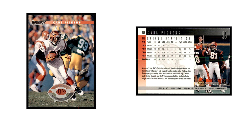Carl Pickens 1996 Donruss #98 Football Cards Football Card NM