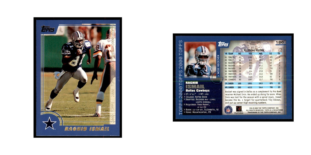 Rocket Ismail 2000 Topps #186 Football Cards Football Card NM