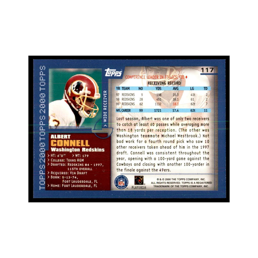 Albert Connell 2000 Topps #117 Football Cards Football Card NM
