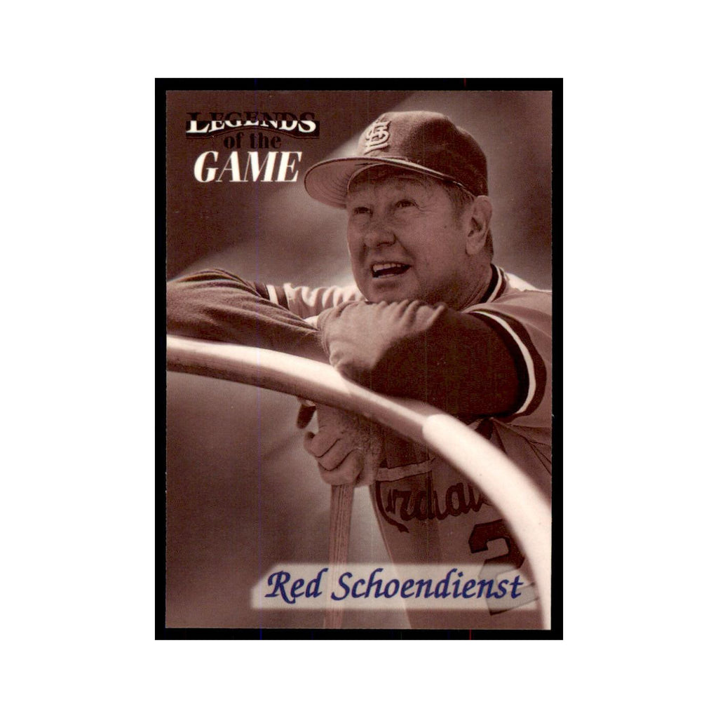 Red Schoendienst 1998 Fleer Legends of the Game #30 Baseball Cards NM