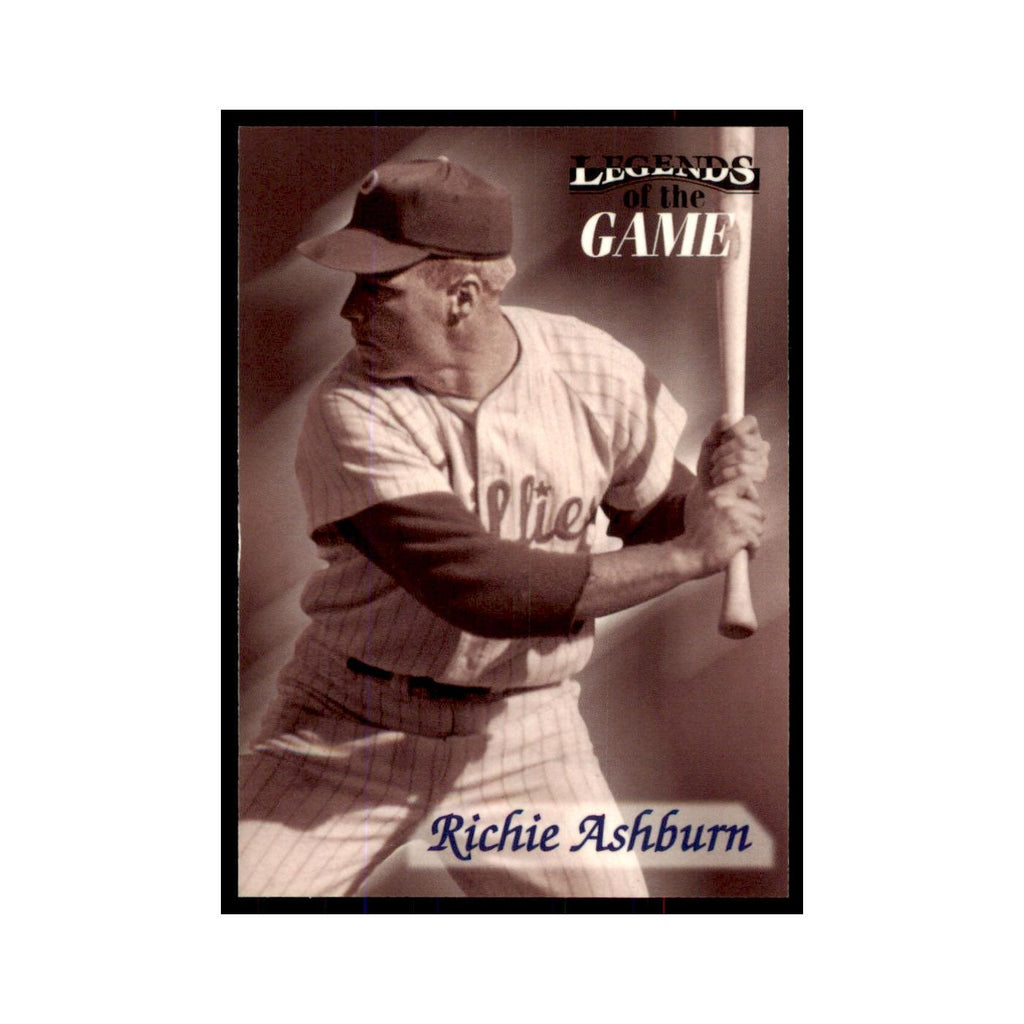 Richie Ashburn 1998 Fleer Legends of the Game #2 Baseball Cards Baseball Card NM