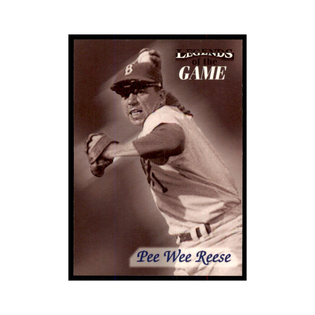 Pee Wee Reese 1998 Fleer Legends of the Game #25 Baseball Cards Baseball Card NM