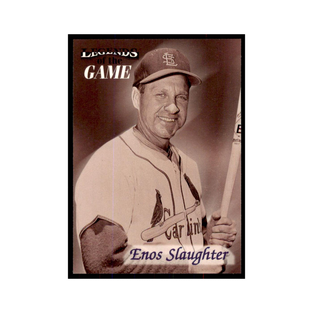 Enos Slaughter 1998 Fleer Legends of the Game #31 Baseball Cards NM