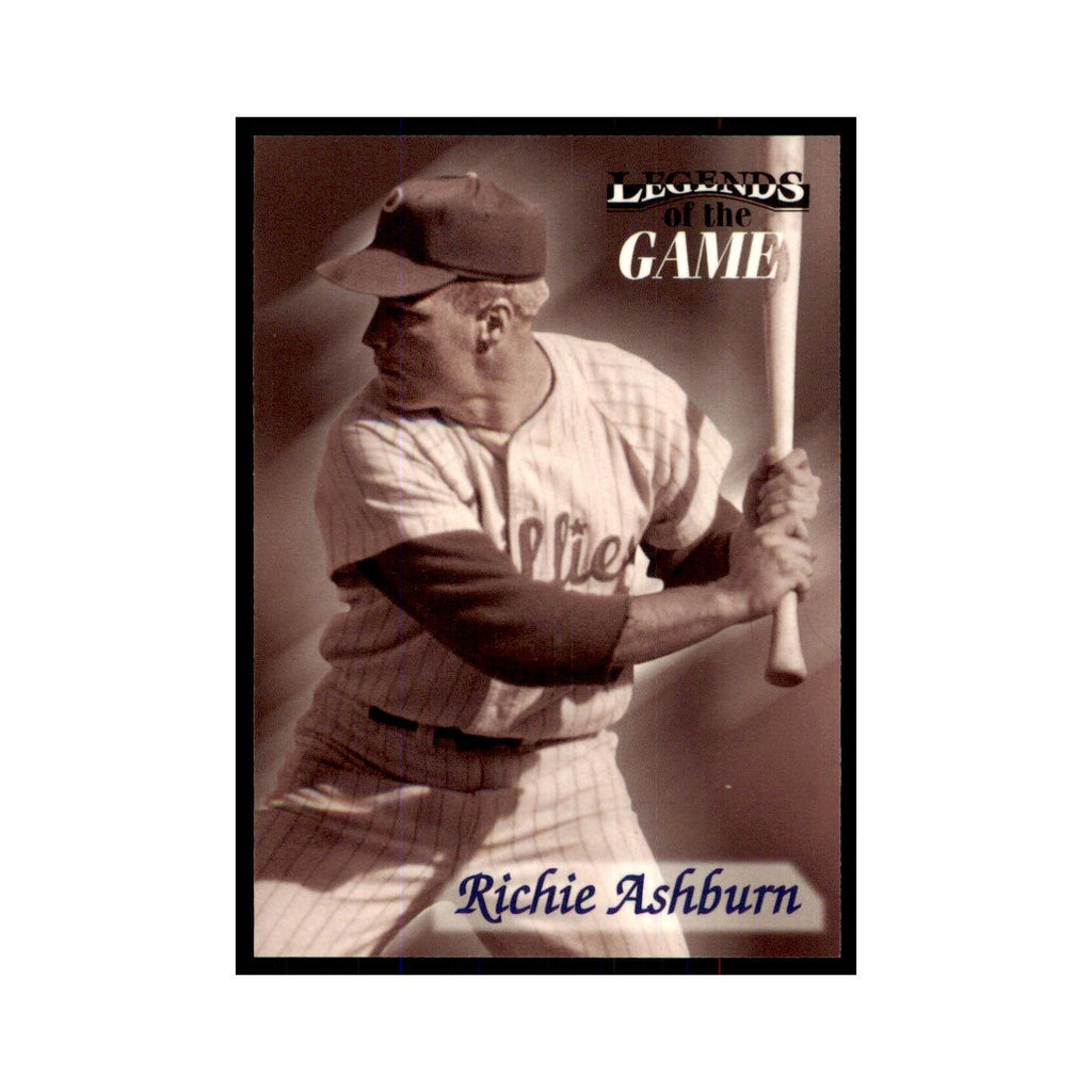 Richie Ashburn 1998 Fleer Legends of the Game #2 Baseball Cards Baseball Card NM