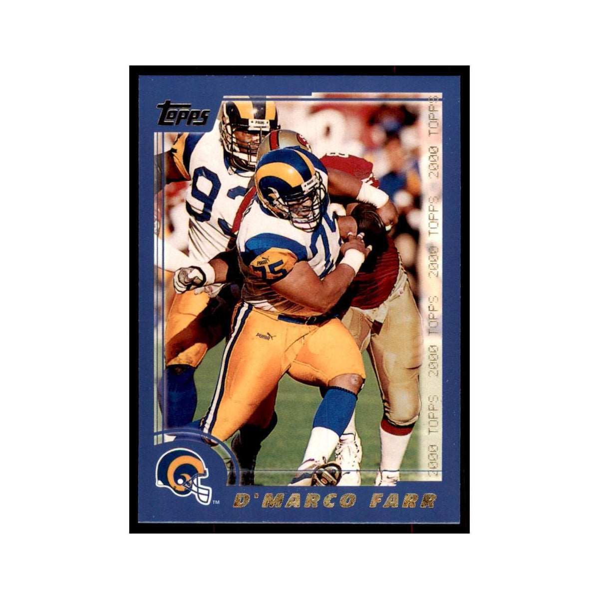 D'Marco Farr 2000 Topps #92 Football Cards Football Card NM
