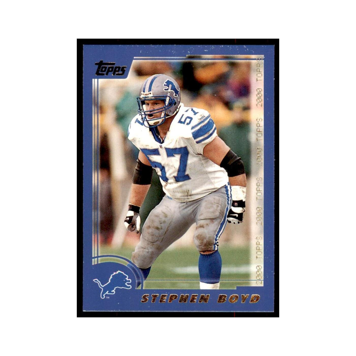 Stephen Boyd 2000 Topps #46 Football Cards Football Card NM