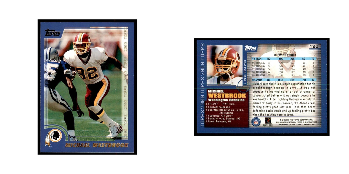 Michael Westbrook 2000 Topps #196 Football Cards Football Card NM