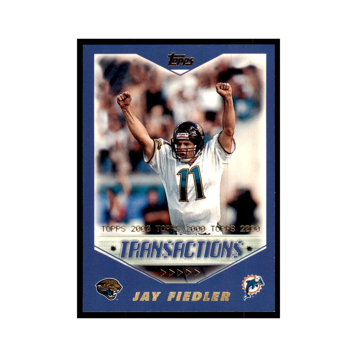 Jay Fiedler 2000 Topps #26 Football Cards Football Card NM