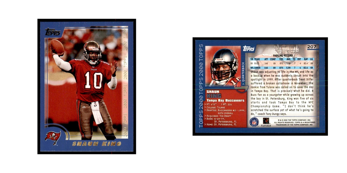 Shaun King 2000 Topps #207 Football Cards Football Card NM