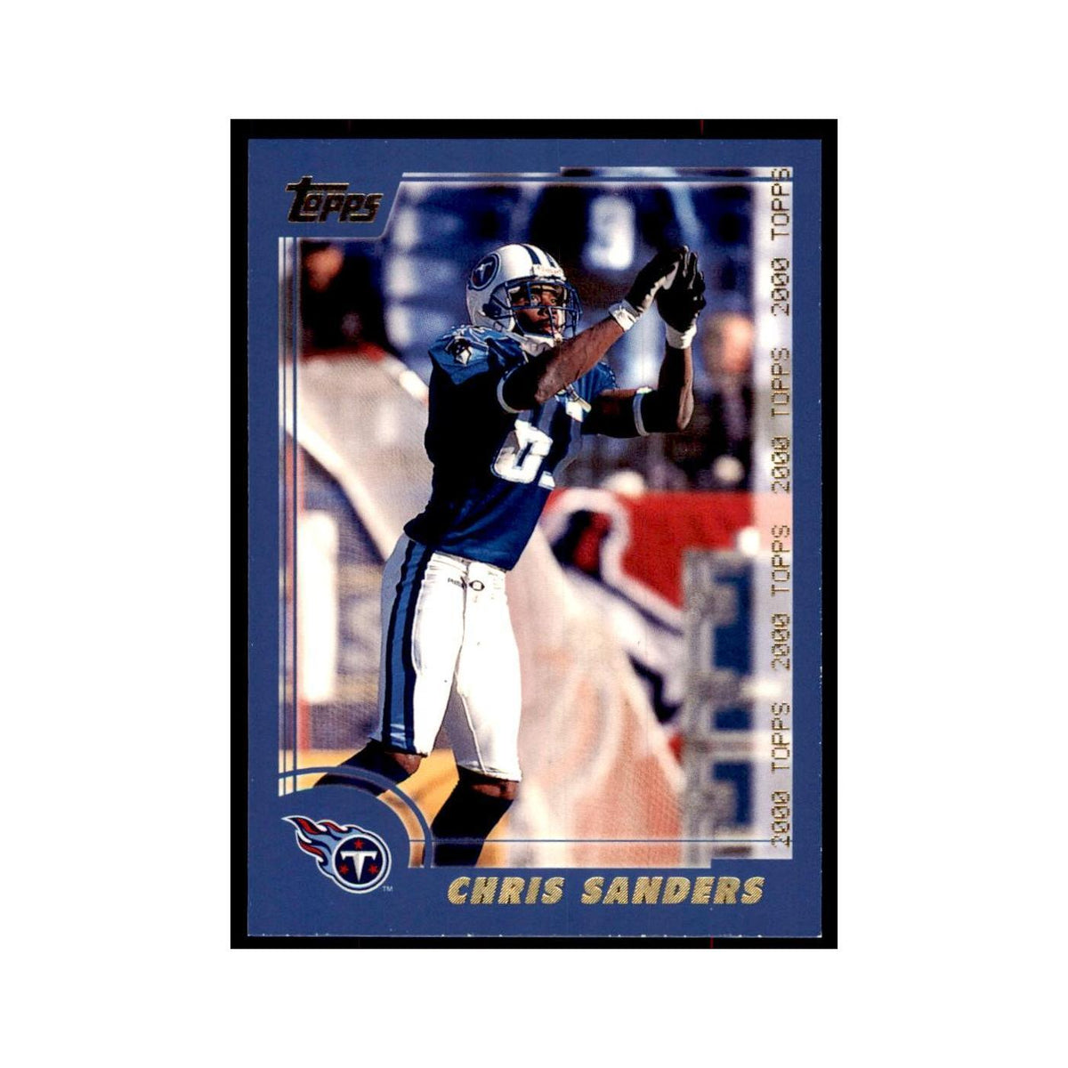 Chris Sanders 2000 Topps #279 Football Cards Football Card NM