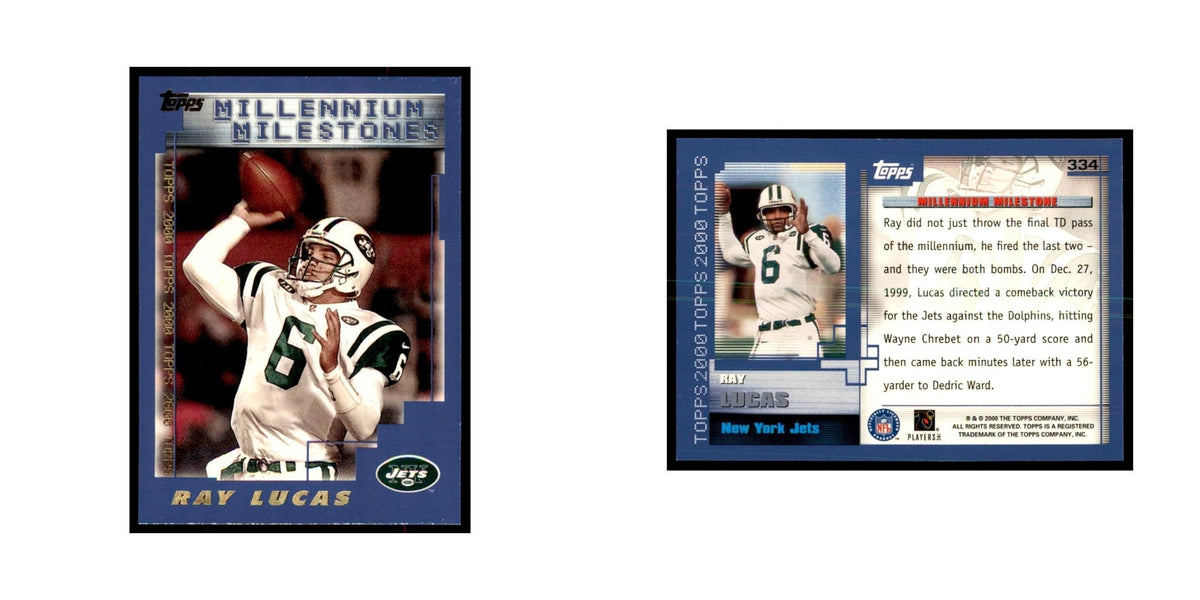 Ray Lucas 2000 Topps #334 Football Cards Football Card NM