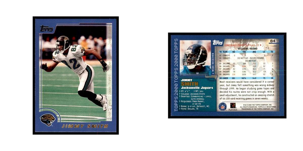 Jimmy Smith 2000 Topps #84 Football Cards Football Card NM