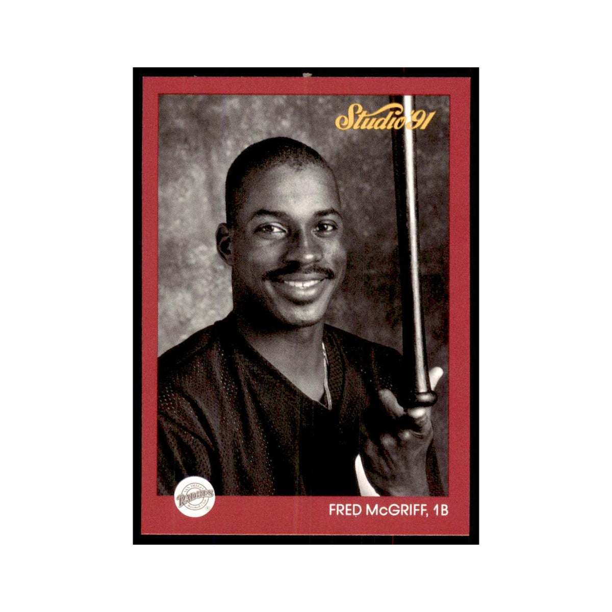 Fred McGriff 1991 Studio #247 Baseball Cards Baseball Card NM