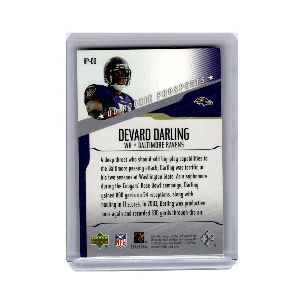 Devard Darling 2004 Upper Deck Rookie Prospects #RP-DD Baltimore Ravens NM