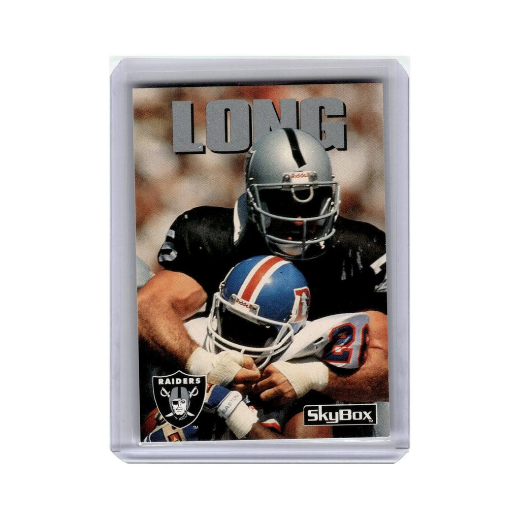 Howie Long 1992 SkyBox #156 Los Angeles Raiders Football Card NM