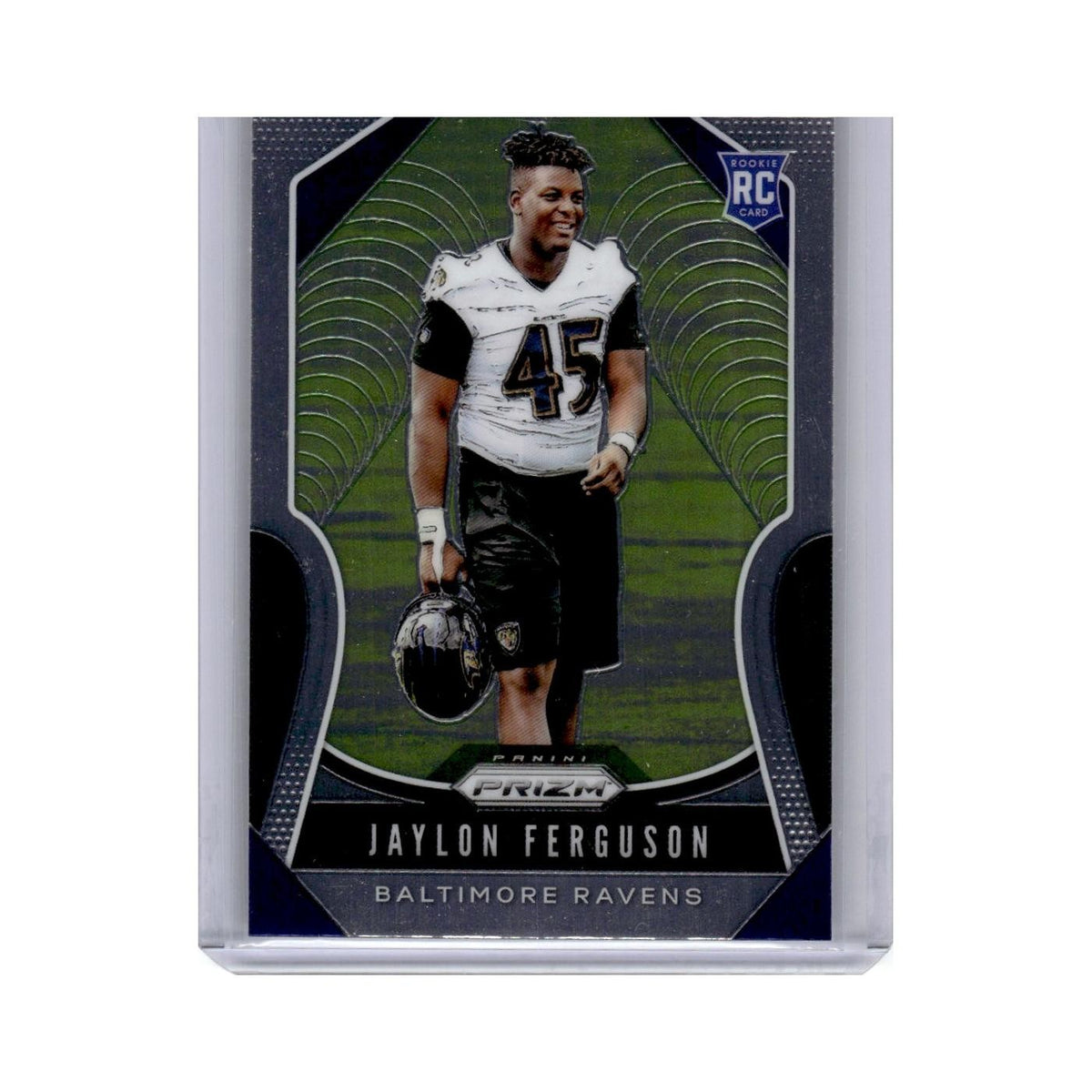 Jaylon Ferguson Rookie 2019 Panini Prizm #379 Baltimore Ravens Football Card NM