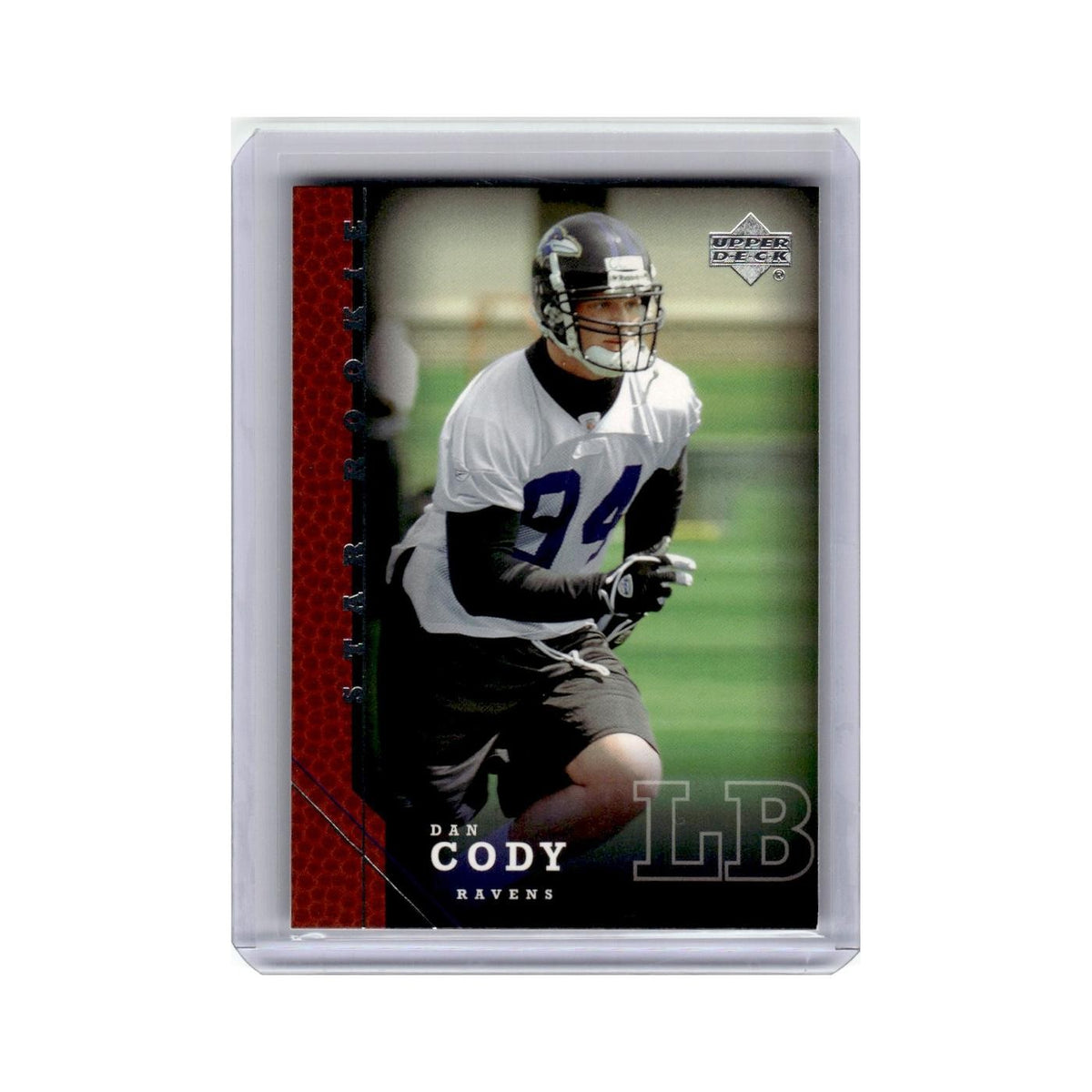 Dan Cody Rookie 2005 Upper Deck #228 Baltimore Ravens Football Card NM