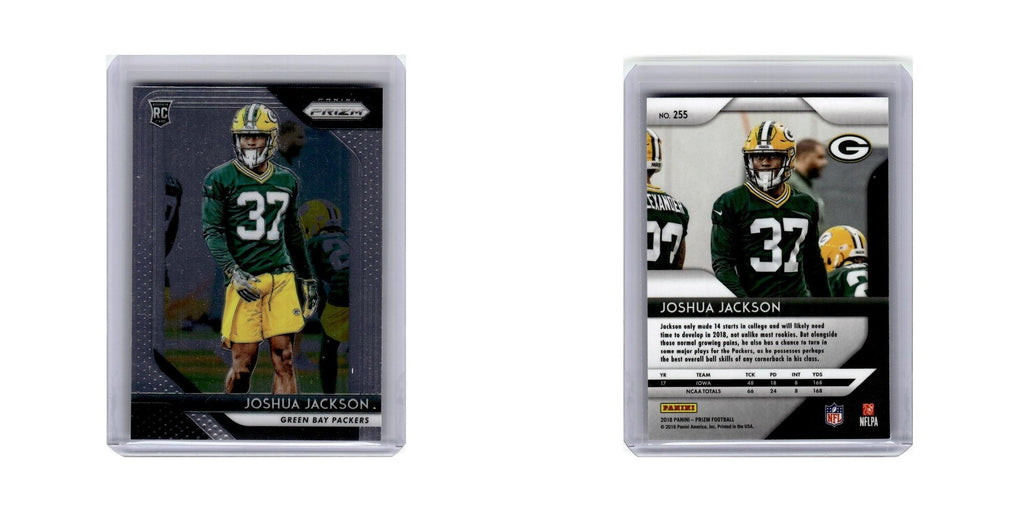 Joshua Jackson Rookie 2018 Panini Prizm #255 Green Bay Packers Football Card NM