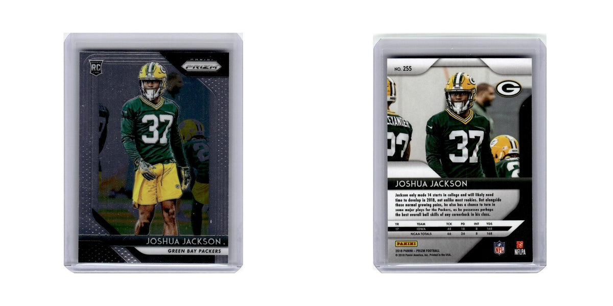 Joshua Jackson Rookie 2018 Panini Prizm #255 Green Bay Packers Football Card NM